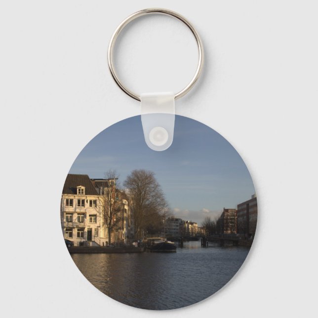 Amstel River, Amsterdam Key Ring (Front)