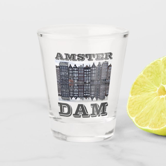 Amster Dam Shot Glass (Front)