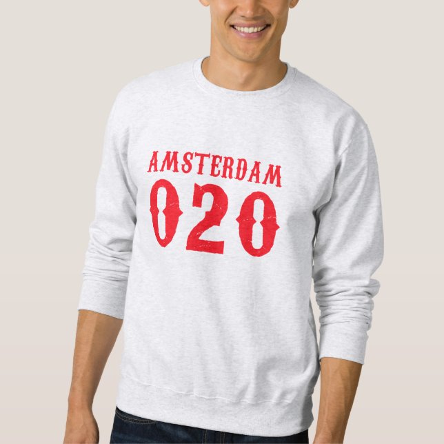 Amsterdam 020   sweatshirt (Front)