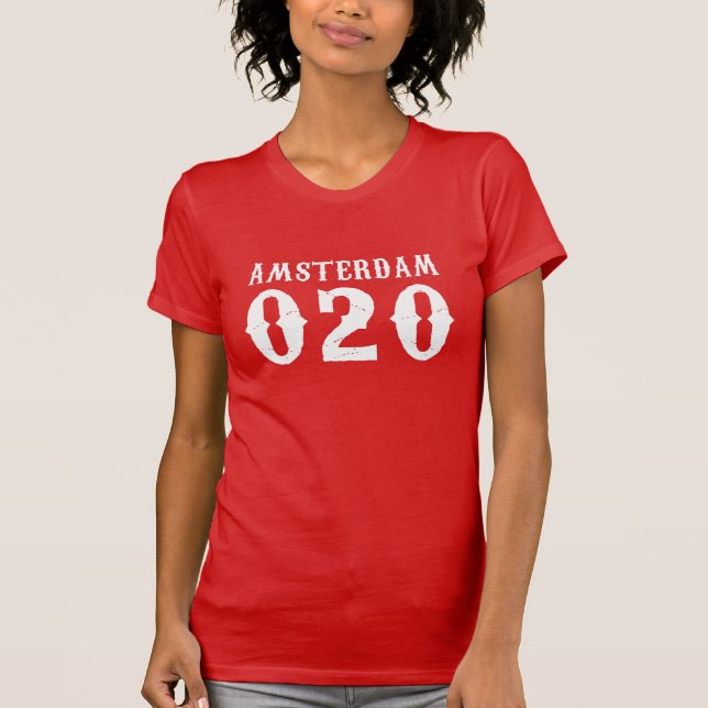 Amsterdam 020  T-Shirt (Front)
