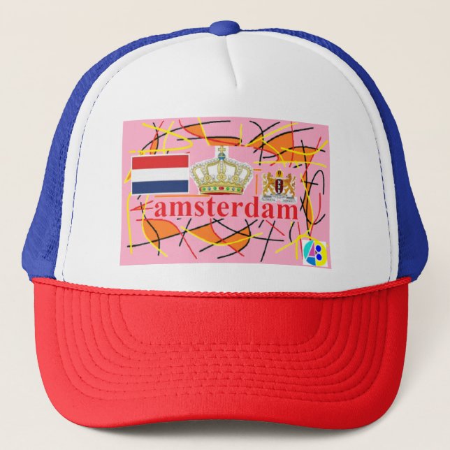 Amsterdam 06 Kappe Trucker Hat (Front)