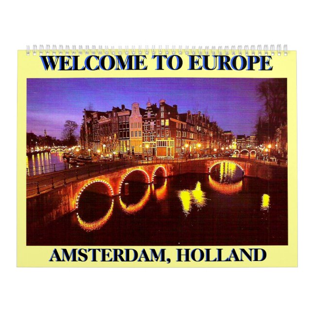 AMSTERDAM 1, AMSTERDAM, HOLLAND , ... - Customised Calendar (Cover)