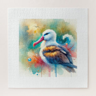 Amsterdam Albatross 280624AREF124 - Watercolor Jigsaw Puzzle