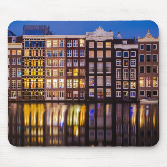 Amsterdam Buildings Mouse Pad (Front)