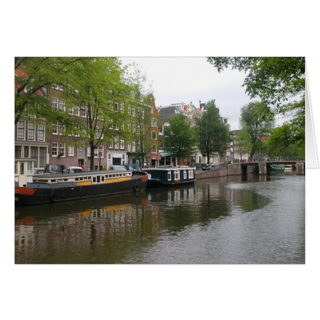 Amsterdam Canal Card (Front Horizontal)