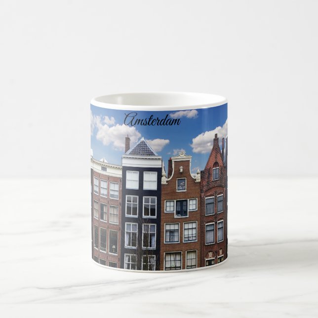 Amsterdam Canal Houses Coffee Mug (Center)