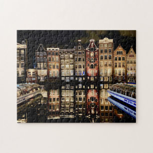 Amsterdam canal houses jigsaw puzzle