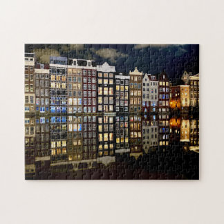 Amsterdam canal houses jigsaw puzzle