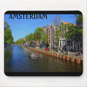 Amsterdam Canal Mouse Pad