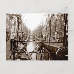 Amsterdam Canal Postcard