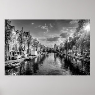 amsterdam canal poster