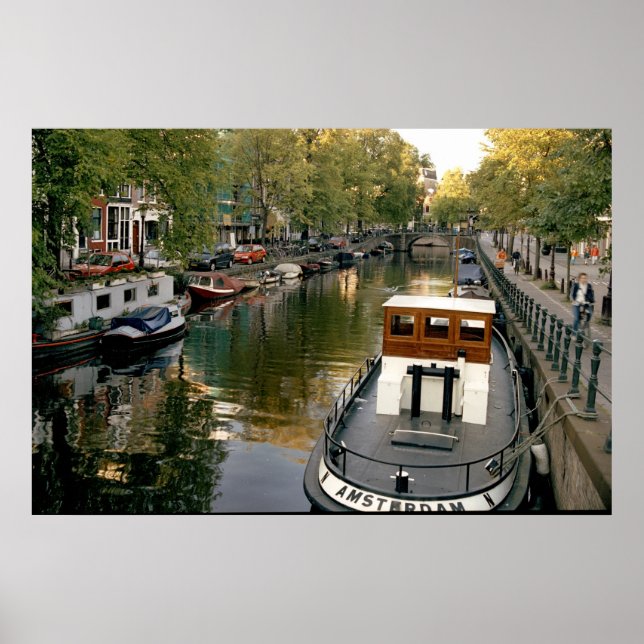 Amsterdam Canal Poster (Front)