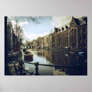 Amsterdam Canal  Poster