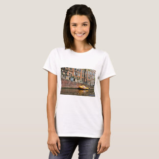Amsterdam, Canal, Wooden Shoe Boat T-Shirt