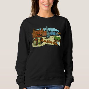 Amsterdam City Netherlands souvenir for men women Sweatshirt