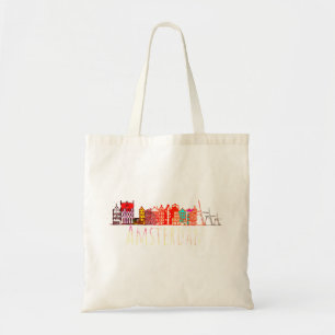 Amsterdam City Netherlands Souvenir Tote Bag