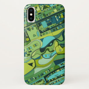 Amsterdam City Structure Map Case-Mate iPhone Case