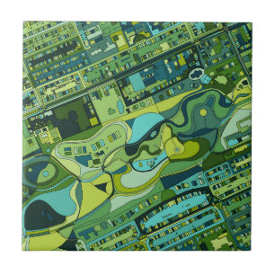 Amsterdam City Structure Map Tile