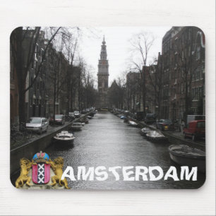 Amsterdam City View Zuiderkerk Mousepad