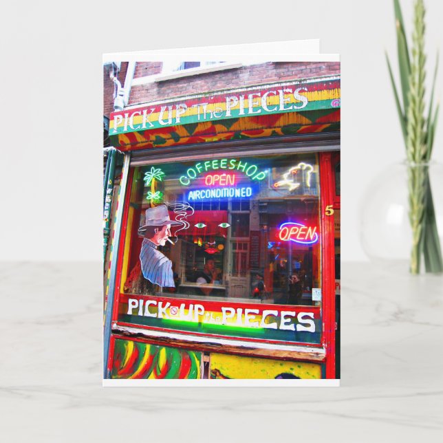 Amsterdam Coffee Shop Card (Front)