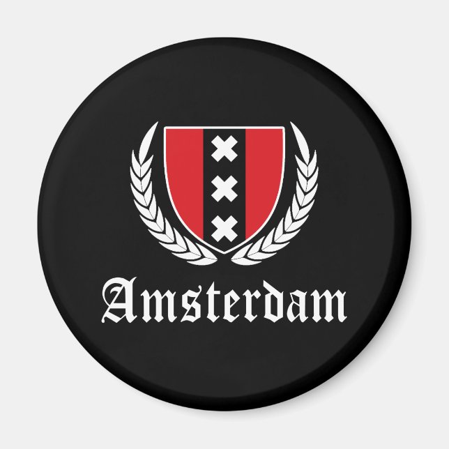 Amsterdam Crest Magnet (Front)