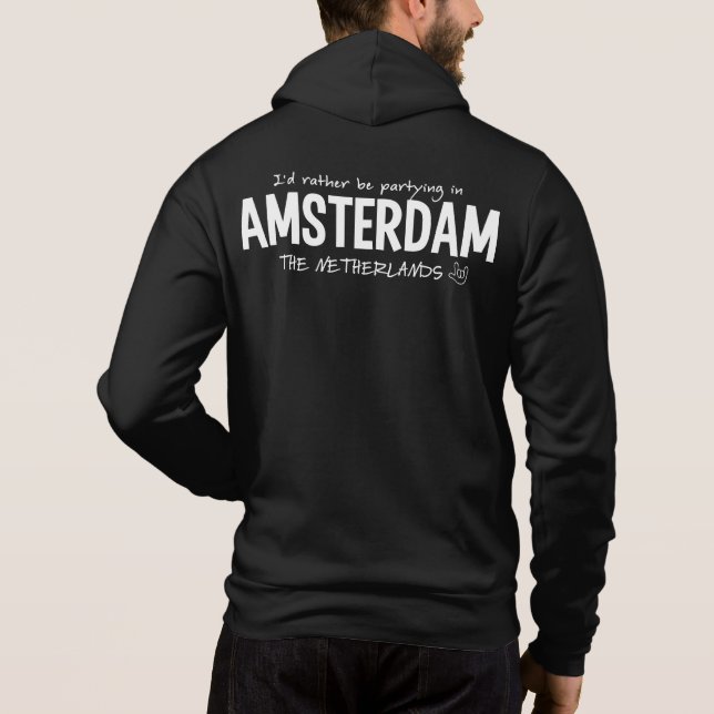 AMSTERDAM custom name Hoodie (Back)