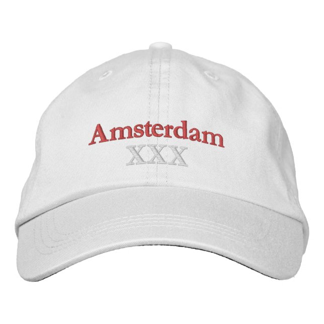 Amsterdam Embroidered Hat (Front)
