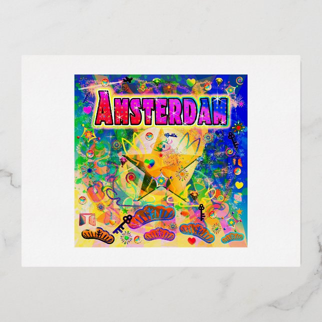 Amsterdam Epoch Hour Postcard (Front)