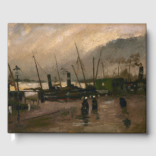 Amsterdam Fishermen's Harbour Storm by Vincent Gog Guest Book