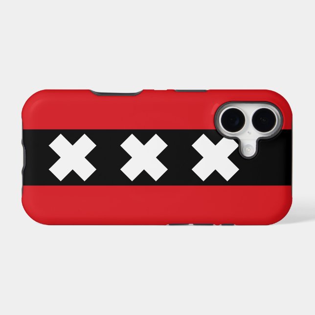 Amsterdam Flag (Back Horizontal)