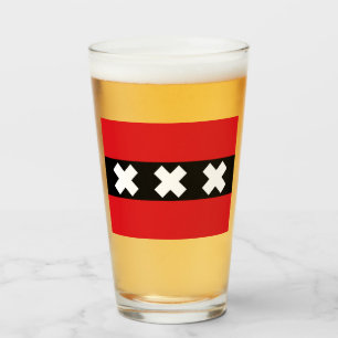 Amsterdam Flag Glass