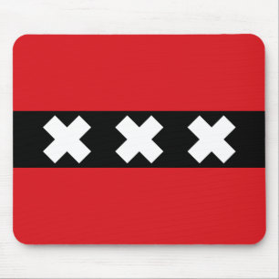 Amsterdam Flag Mouse Pad