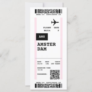 amsterdam flight and amsterdam boarding pass