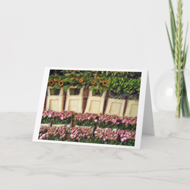 "Amsterdam Flowers" Card (Front)