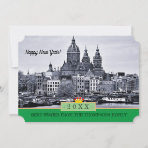 Amsterdam & Happy New Year! Card /20XX