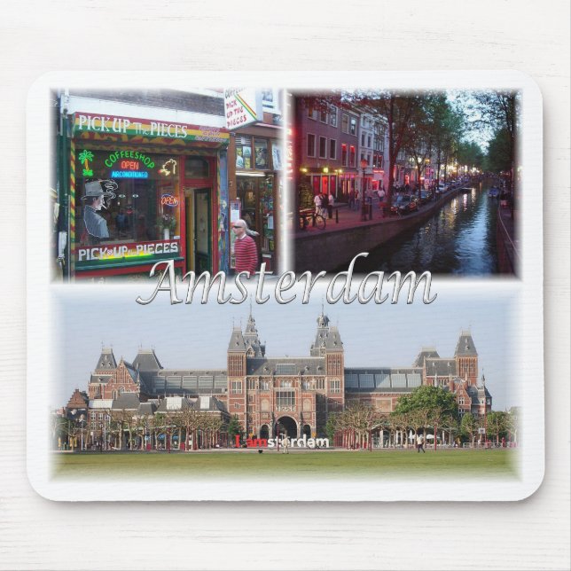 Amsterdam Holland Mouse Pad (Front)