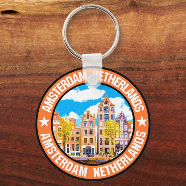 Amsterdam                                          key ring (Front)