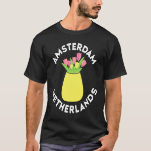 Amsterdam Netherlands Flowers Tulips Holland T-Shirt