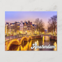 Amsterdam, Netherlands, In The Early Evening