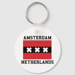 Amsterdam Netherlands Key Ring
