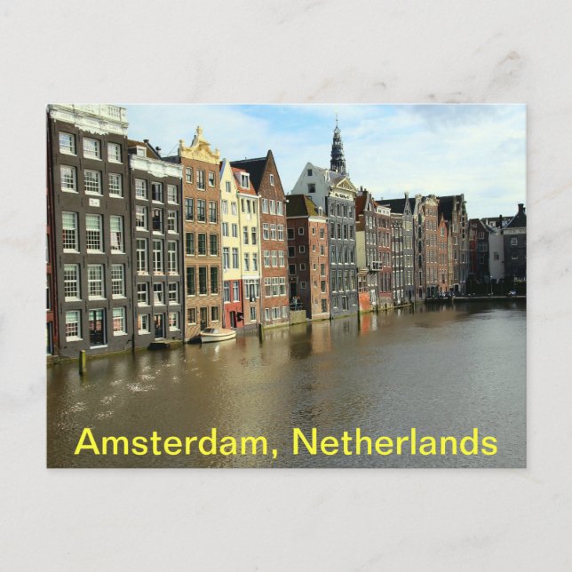 Amsterdam, Netherlands Postcard (Front)