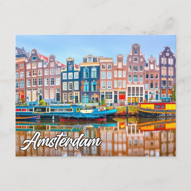 Amsterdam, Netherlands Postcard (Front)