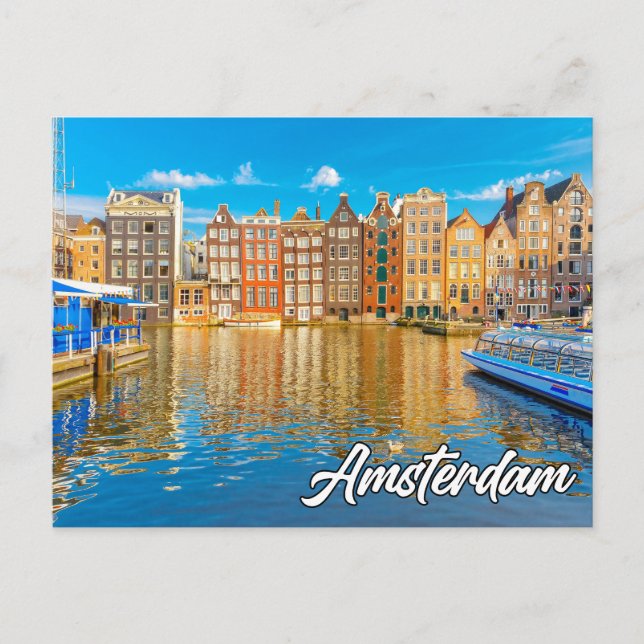 Amsterdam, Netherlands Postcard (Front)