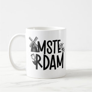 Amsterdam Netherlands Travel Coffee Mug