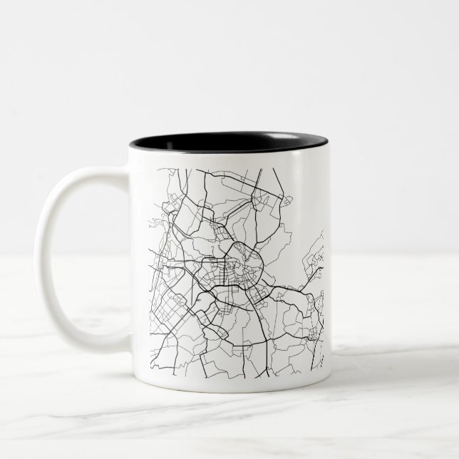 Amsterdam, Netherlands Two-Tone Coffee Mug (Left)