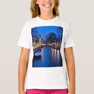 Amsterdam Night Wallpaper-67657 T-Shirt