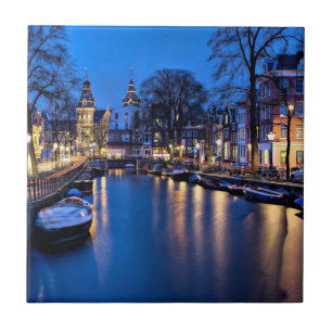 Amsterdam Night Wallpaper-67657 Tile