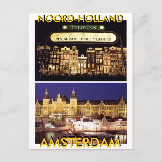 AMSTERDAM, NOORD-HOLLAND (Mojisola A Gbadamosi) Postcard (Front)