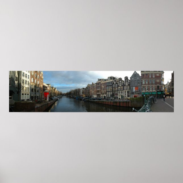 Amsterdam Panorama Poster (Front)