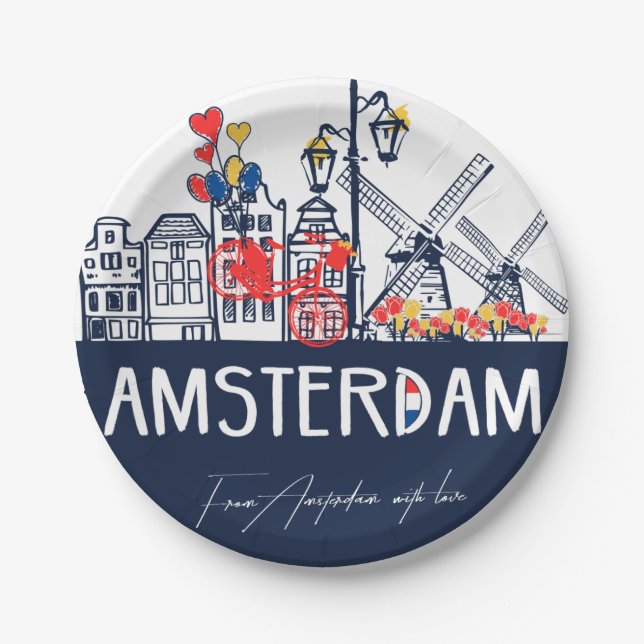 Amsterdam paper plates (Front)